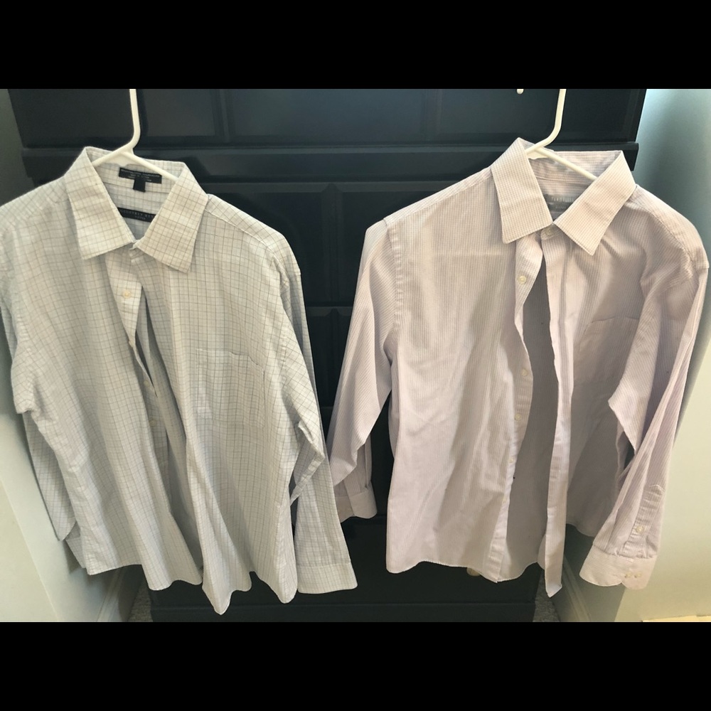 Men’s Large button down dress shirts
